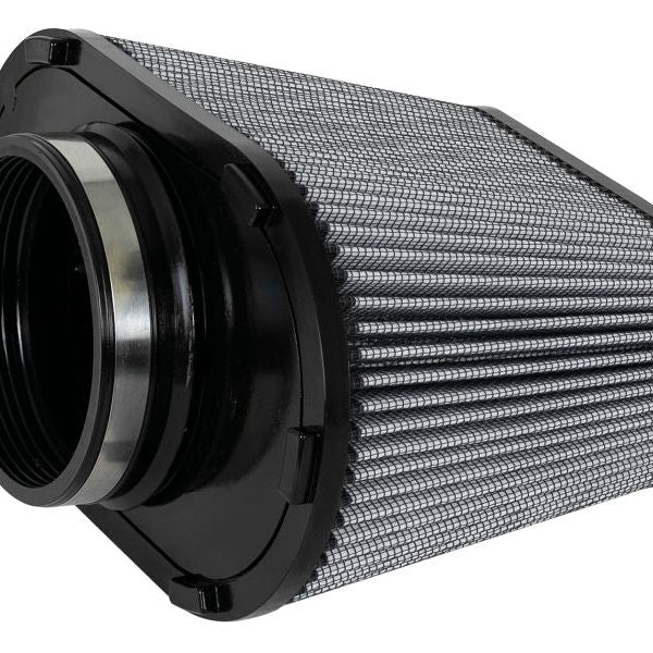 aFe Magnum FLOW Pro DRY S Universal Air Filter F-5in. / B-(8.5 x 4) MT2 / T-(7.5) / H-9in.-tuningsupply.com