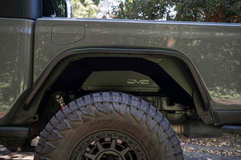 

DV8 Offroad INFEND-07RB - DVEINFEND-07RB - DV8 Offroad 20-24 Jeep Gladiator JT Rear Inner Fender Liners - Satin Black - Shipped in Europe - Tuningsupply.com
