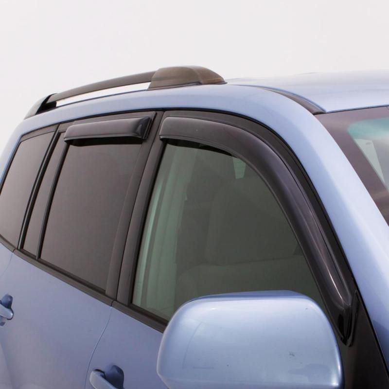 AVS 16-18 Honda Civic Coupe Ventvisor Outside Mount Window Deflectors 4pc - Smoke-tuningsupply.com