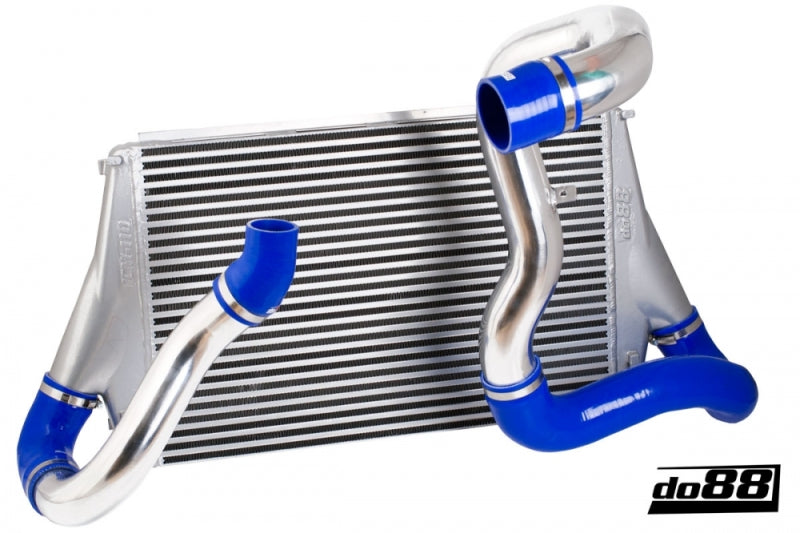 

do88 BIG-110-B - DOBBIG-110-B - do88 06-11 SAAB 9-3 2.8T V6 Aero/Turbo X (B285) BigPack Intercooler Kit w/Blue Hoses - Shipped in Europe - Tuningsupply.com
