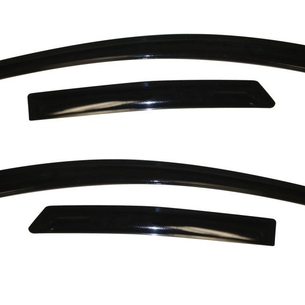 AVS 12-18 Ford Focus Ventvisor Outside Mount Window Deflectors 4pc - Smoke-tuningsupply.com