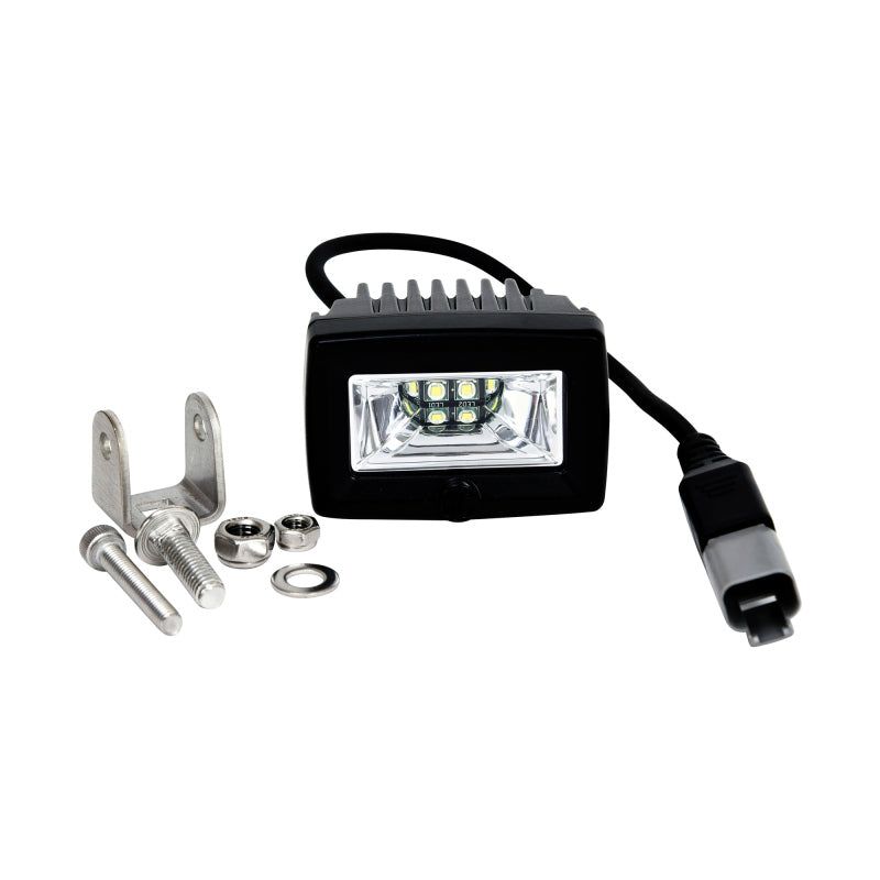 KC HiLiTES C-Series C2 LED 2in. Backup Area Flood Light 20w (Pair Pack System) - Black-tuningsupply.com