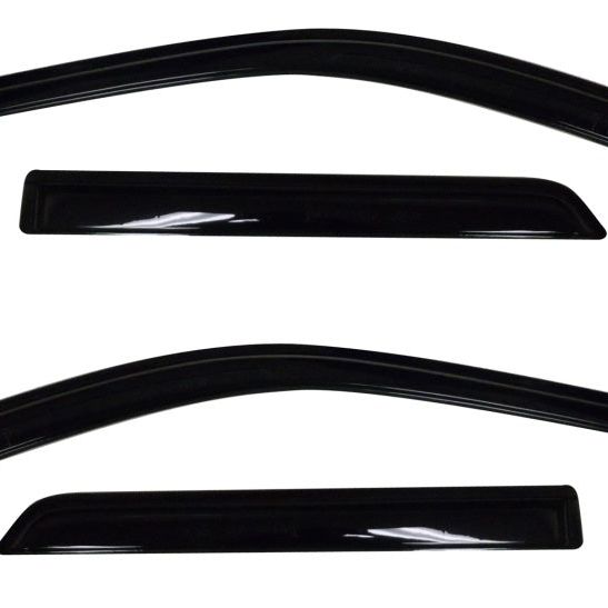 AVS 11-18 Dodge Durango Ventvisor Outside Mount Window Deflectors 4pc - Smoke-tuningsupply.com