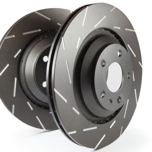 EBC 2016+ Land Rover Range Rover Evoque 2.0L Turbo USR Slotted Front Rotors-tuningsupply.com