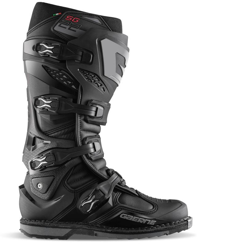 Gaerne SG22 Boot Black Size - 10-tuningsupply.com