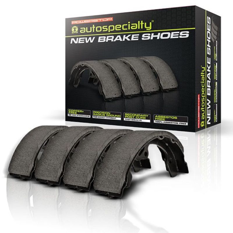 Power Stop 65-82 Chevrolet Corvette Rear Autospecialty Parking Brake Shoes-tuningsupply.com