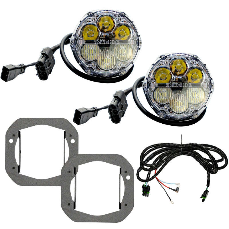 
  

Nacho Offroad Technology  - NACV3JW1KWSM - Nacho Lighting Jeep JL/JT SAE Combo White Plug N Play Fog Light Kit (1pc Bumper Kit) - Shipped in Europe - Tuningsupply.com

