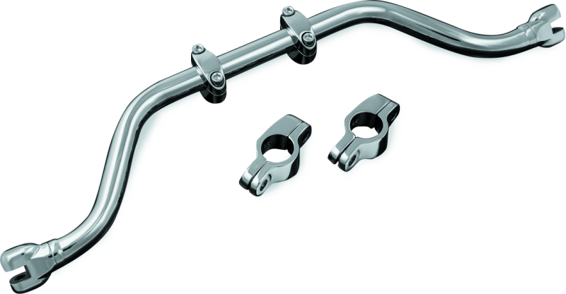 Kuryakyn Adjustable Mustache Bar For 86-17 Softail Chrome-tuningsupply.com