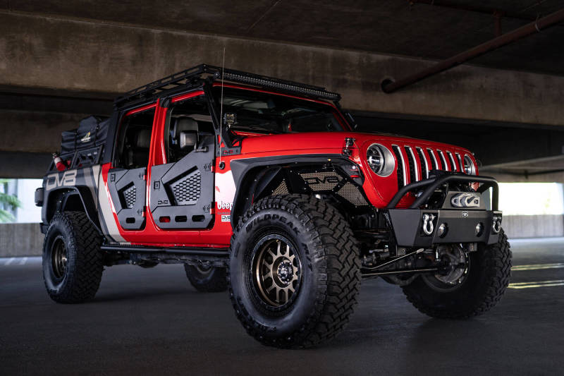 
  

DV8 Offroad  - DVEHDJL-02F - DV8 Offroad 18-22 Jeep Wrangler JL/JT Spec Series Half Doors - Front Set - Shipped in Europe - Tuningsupply.com

