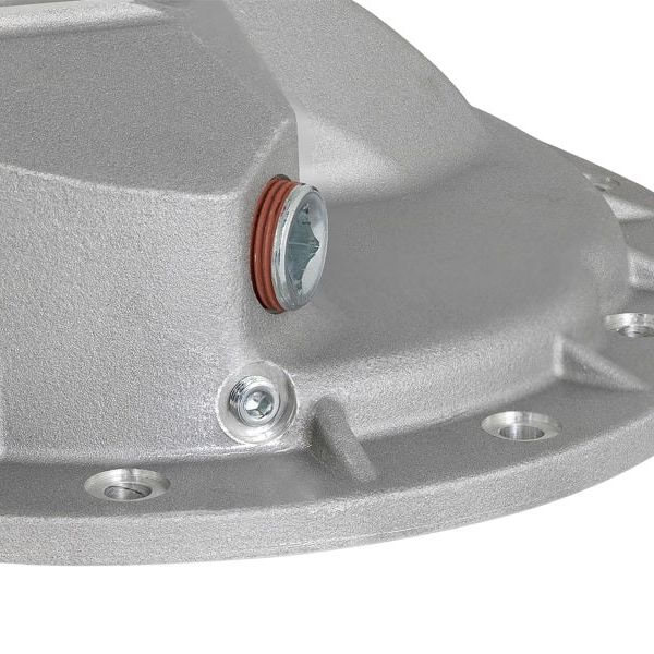 afe Front Differential Cover (Raw; Street Series); Dodge Diesel Trucks 03-12 L6-5.9/6.7L (td)-tuningsupply.com