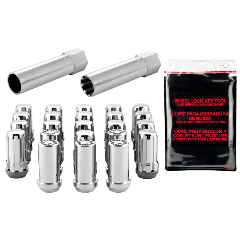 

McGard 65585 - MCG65585 - McGard SplineDrive Tuner 23-PC Jeep JL Install Kit w/Locks & Tool (Cone) M14X1.5 / 22m Hex - Chrome - Shipped in Europe - Tuningsupply.com
