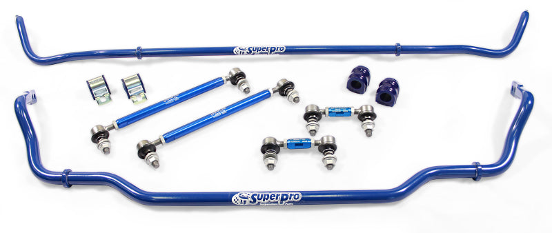 

Superpro RCSTING0100KIT - SPRRCSTING0100KIT - SuperPro 2018 Kia Stinger Base Front / Rear 24mm F/18mm Rear Adjustable Sway Bar and Link Set - Shipped in Europe - Tuningsupply.com
