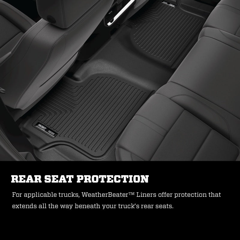 

Husky Liners 13981 - HSL13981 - Husky Liners 2018 Toyota Tacoma Double Cab w/ Standard Trans WeatherBeater Black Front Floor Liners - Shipped in Europe - Tuningsupply.com
