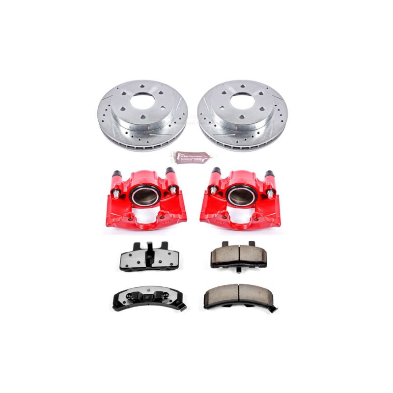 

PowerStop KC1970-36 - PSBKC1970-36 - Power Stop 99-00 Cadillac Escalade Front Z36 Truck & Tow Brake Kit w/Calipers - Shipped in Europe - Tuningsupply.com

