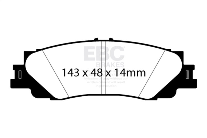 

EBC DP52461NDX - EBCDP52461NDX - EBC 2024+ Lexus GX550 3.4TT Bluestuff Rear Brake Pads - Shipped in Europe - Tuningsupply.com
