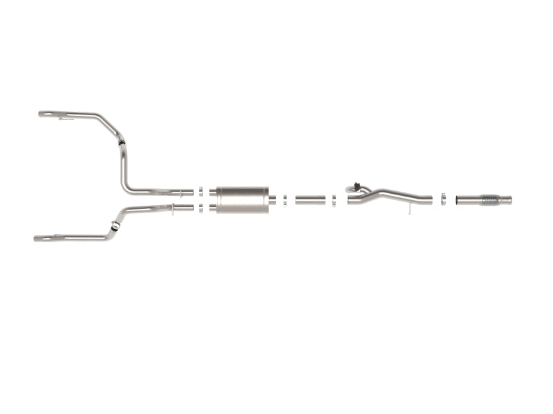 

aFe 49-34140 - AFE49-34140 - aFe Gemini XV 4in to Dual 3in 304 SS Cat-Back Exhaust w/ Cutout 19-21 GM Silverado/Sierra V8-6.2L - Shipped in Europe - Tuningsupply.com
