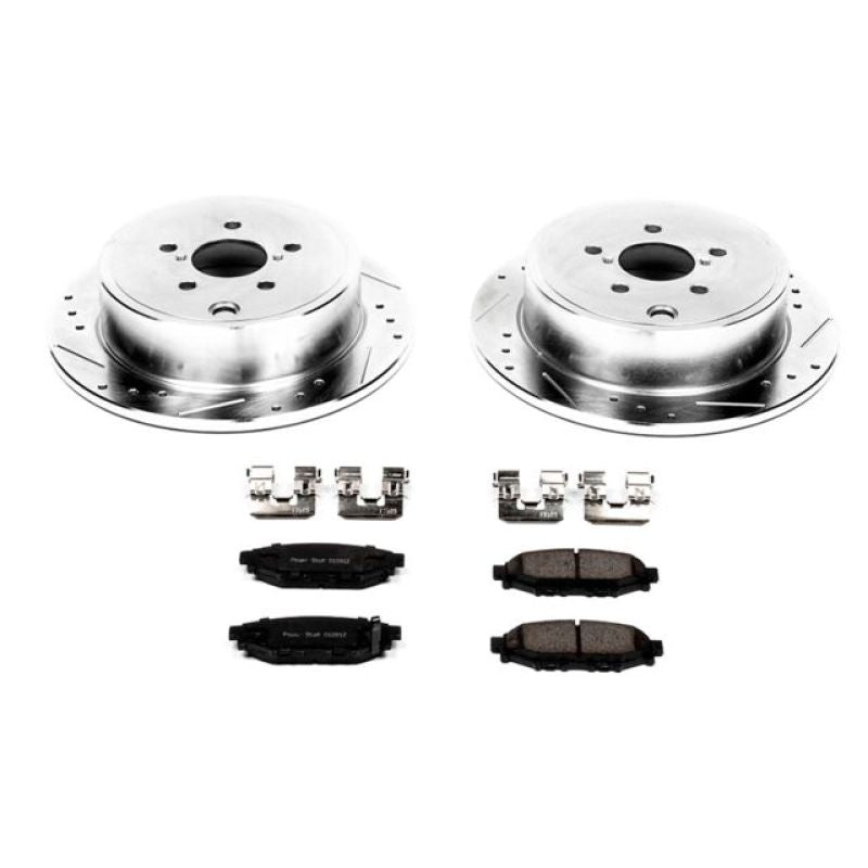 Power Stop 13-16 Subaru BRZ Rear Z23 Evolution Sport Brake Kit-tuningsupply.com