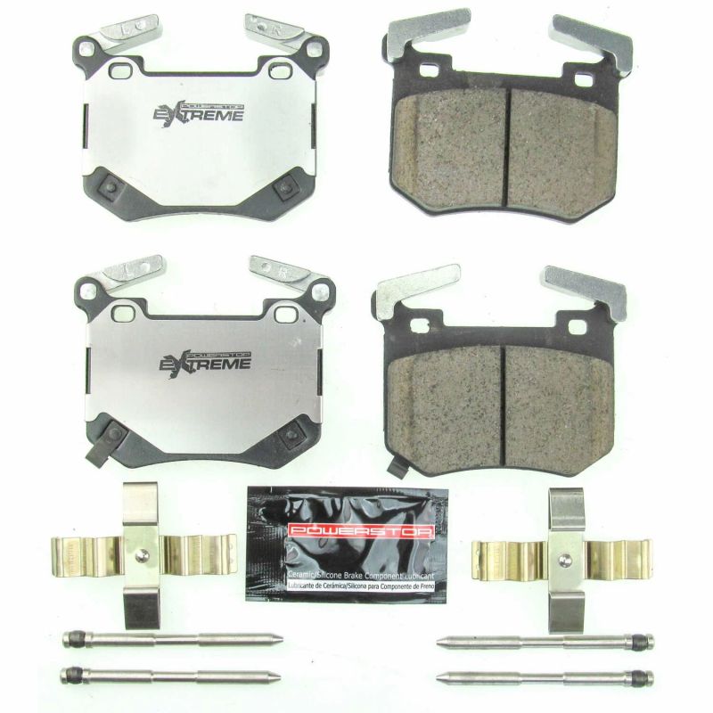 Power Stop 18-19 Kia Stinger Rear Z26 Extreme Street Brake Pads w/Hardware-tuningsupply.com