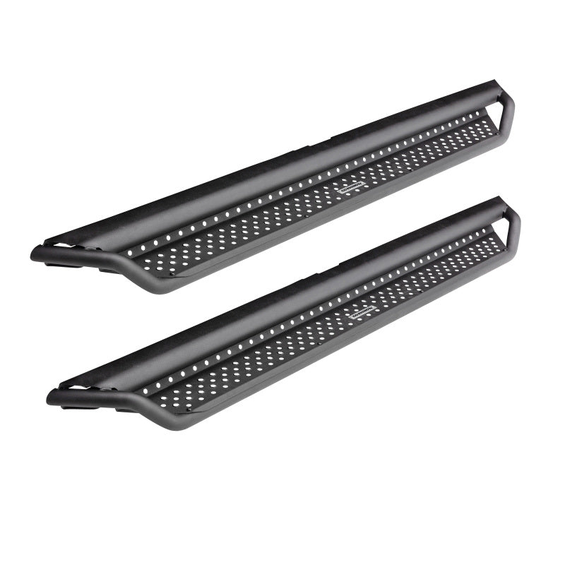 
  

Go Rhino  - GORD14131T - Go Rhino 2021+ Ford Bronco Dominator Extreme D1 Side Steps w/Brackets - Textured Black - Shipped in Europe - Tuningsupply.com

