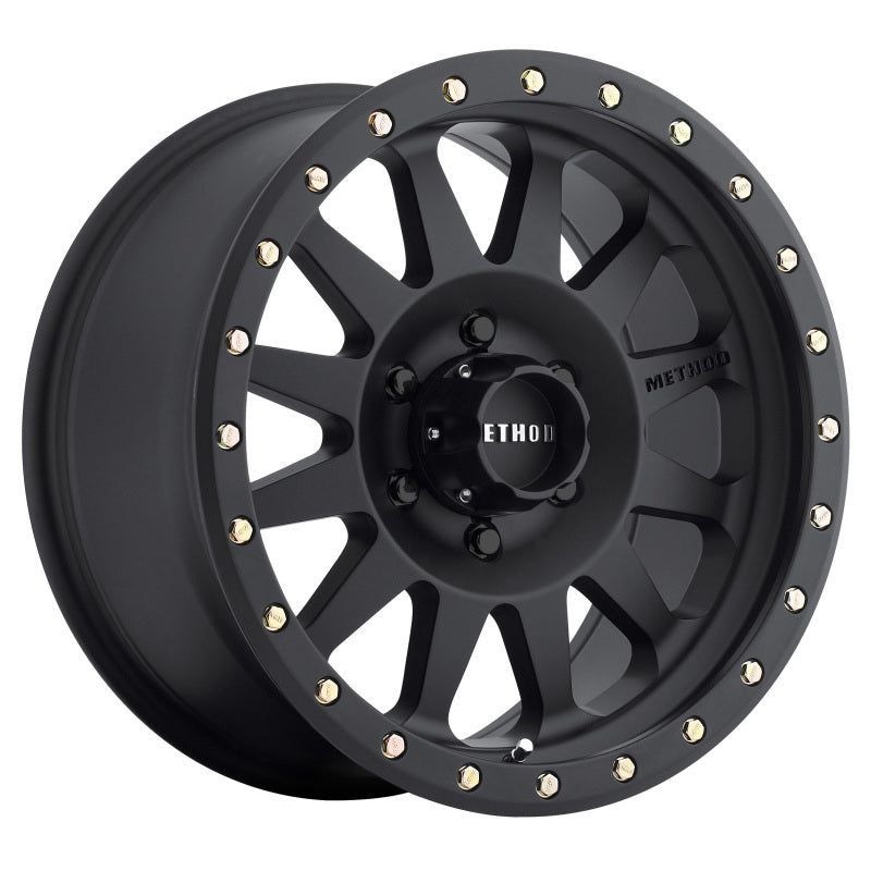 Method MR304 Double Standard 18x9 +18mm Offset 6x5.5 108mm CB Matte Black Wheel-tuningsupply.com