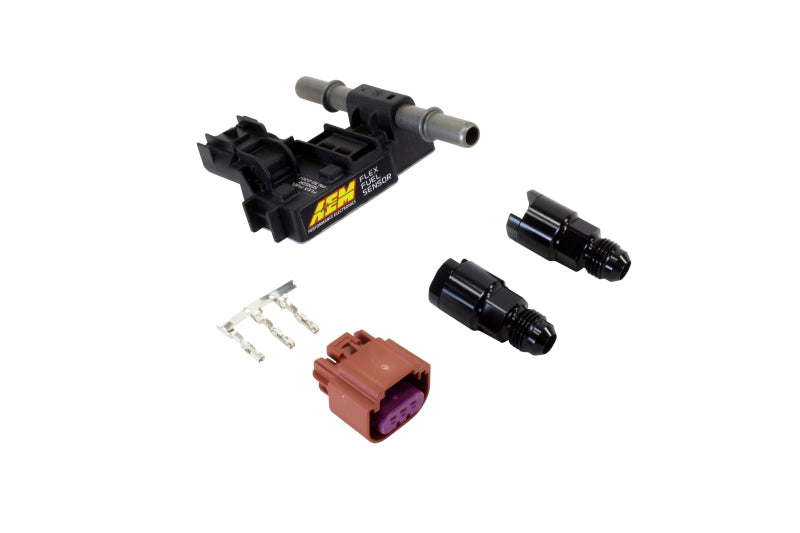 AEM Ethanol Content Flex Fuel Sensor w/ -6AN fittings Kit-tuningsupply.com