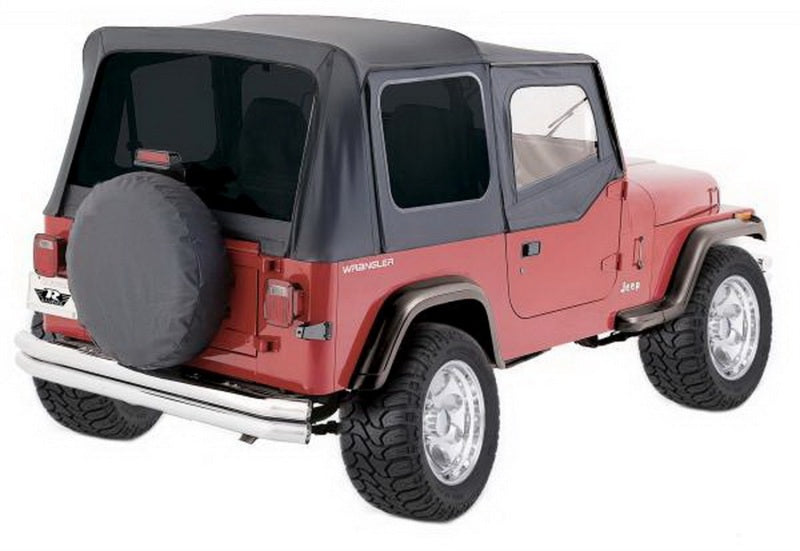 

Rampage 99415 - RAM99415 - Rampage 1988-1995 Jeep Wrangler(YJ) OEM Replacement Top - Black Denim - Shipped in Europe - Tuningsupply.com
