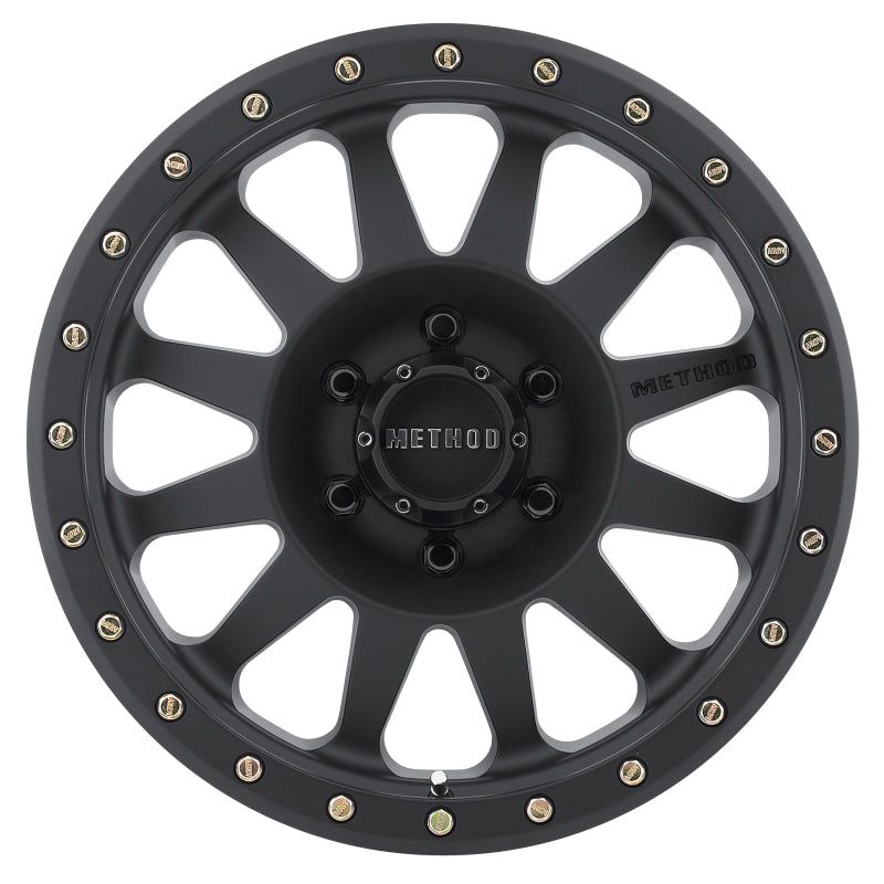 Method MR304 Double Standard 18x9 +18mm Offset 6x5.5 108mm CB Matte Black Wheel-tuningsupply.com