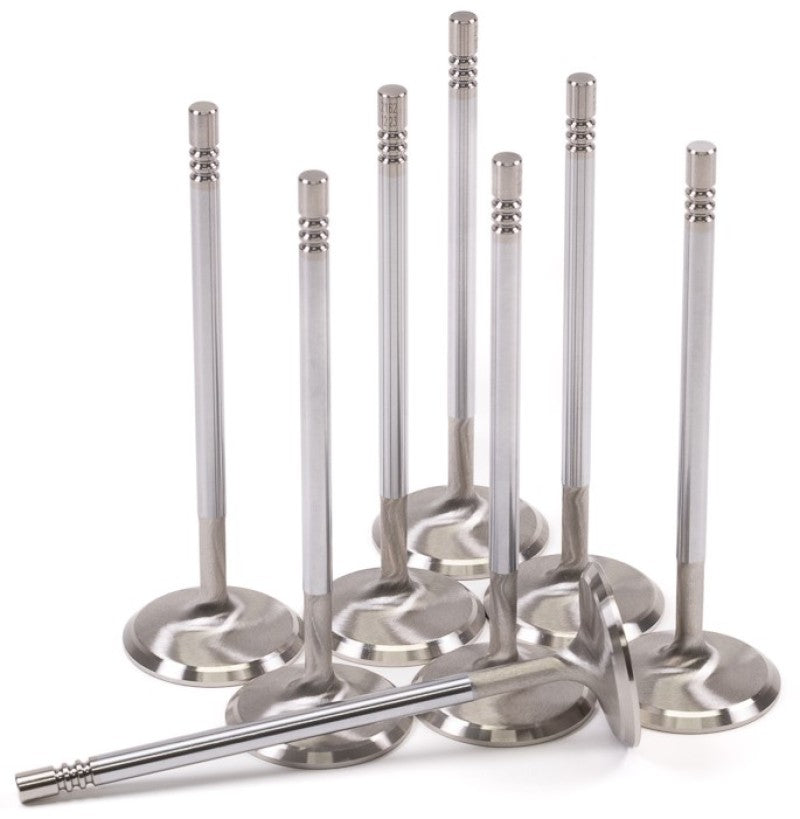 GSC P-D Ford Mustang 5.0L Coyote Gen 3 37.6mm Head (STD) Chrome Polished Intake Valve - Set of 8-tuningsupply.com