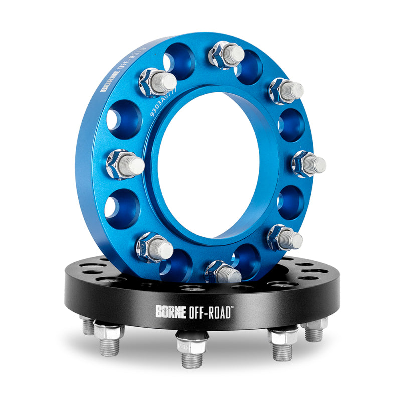 Borne Off-Road Wheel Spacers 8X165.1 121.3 25 M14 Blk-tuningsupply.com