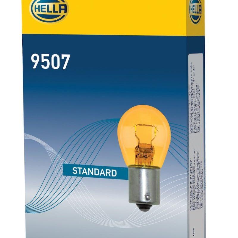 Hella Bulb 9507 24V 21W BAU15s S8 AMBER-tuningsupply.com