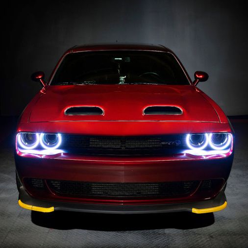 Oracle 15-21 Dodge Challenger Dynamic Surface Mount Headlight Halo Kit - ColorSHIFT - Dynamic-Fog Lights-ORACLE Lighting-ORL3990-332-SMINKpower Performance Parts