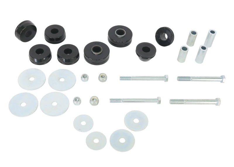 
  

Whiteline W93499 - WHLW93499 - Whiteline 1963-1966 Chevrolet C10 Pickup Body Mount Bushing Set - Shipped in Europe - Tuningsupply.com

