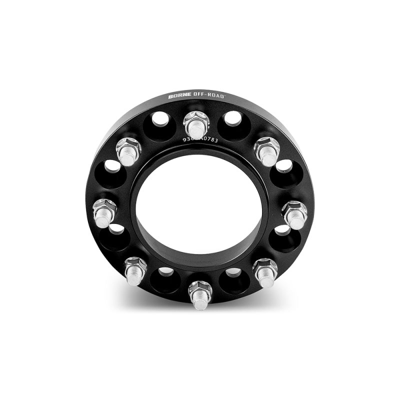 Borne Off-Road Wheel Spacers - 8X170 - 125 - 25mm - M14 - Black-tuningsupply.com