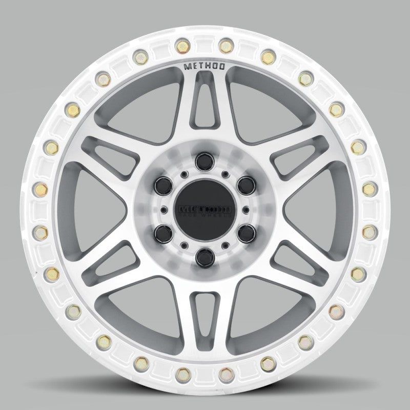 Method MR106 Beadlock 17x9 -44mm Offset 8x6.5 130.81mm CB Machined/Clear Coat w/BH-H36125 Wheel-tuningsupply.com