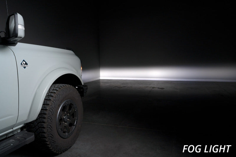 Diode Dynamics 21-Up Ford Bronco Stage Series Fog Pocket Kit - White Sport-tuningsupply.com