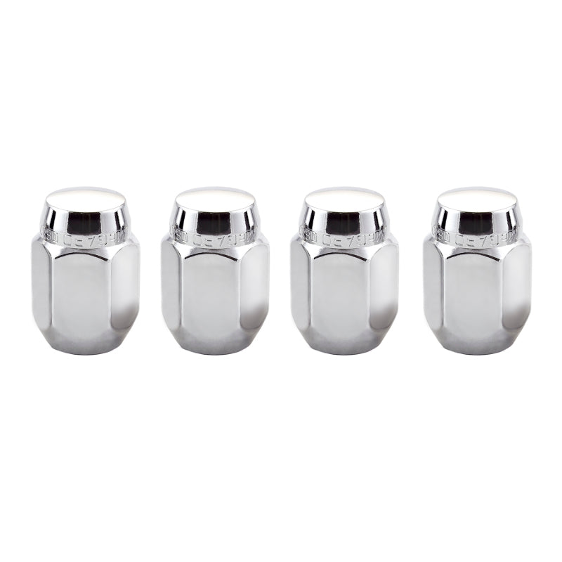 

McGard 64003 - MCG64003 - McGard Hex Lug Nut (Cone Seat) M12X1.25 / 13/16 Hex / 1.28in. Length (4-Pack) - Chrome - Shipped in Europe - Tuningsupply.com
