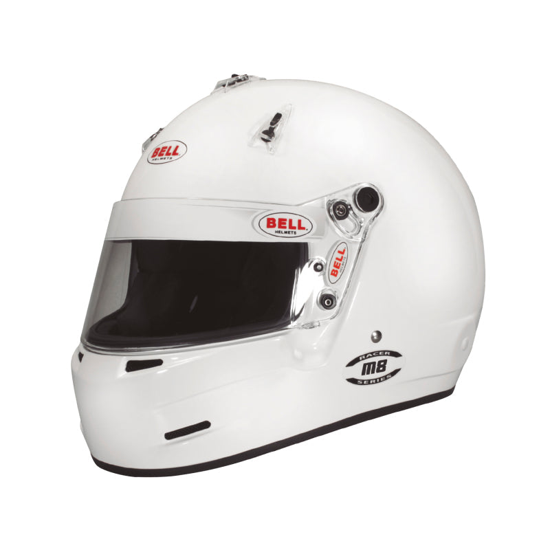 Bell M8 SA2020 V15 Brus Helmet - Size 61+ (White)-tuningsupply.com