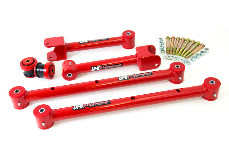 

UMI Performance ABR401-R - UMIABR401-R - UMI Performance 65-67 GM A-Body Rear Suspension Kit - Red - Shipped in Europe - Tuningsupply.com
