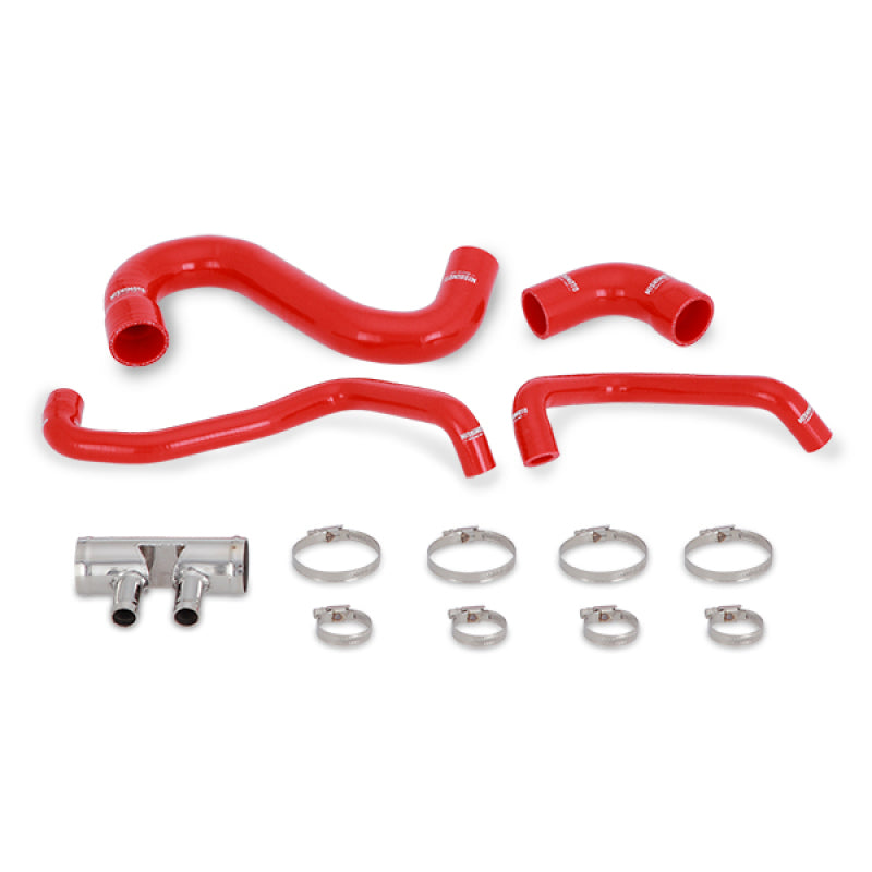 Mishimoto 2015+ Ford Mustang GT Silicone Lower Radiator Hose - Red-tuningsupply.com