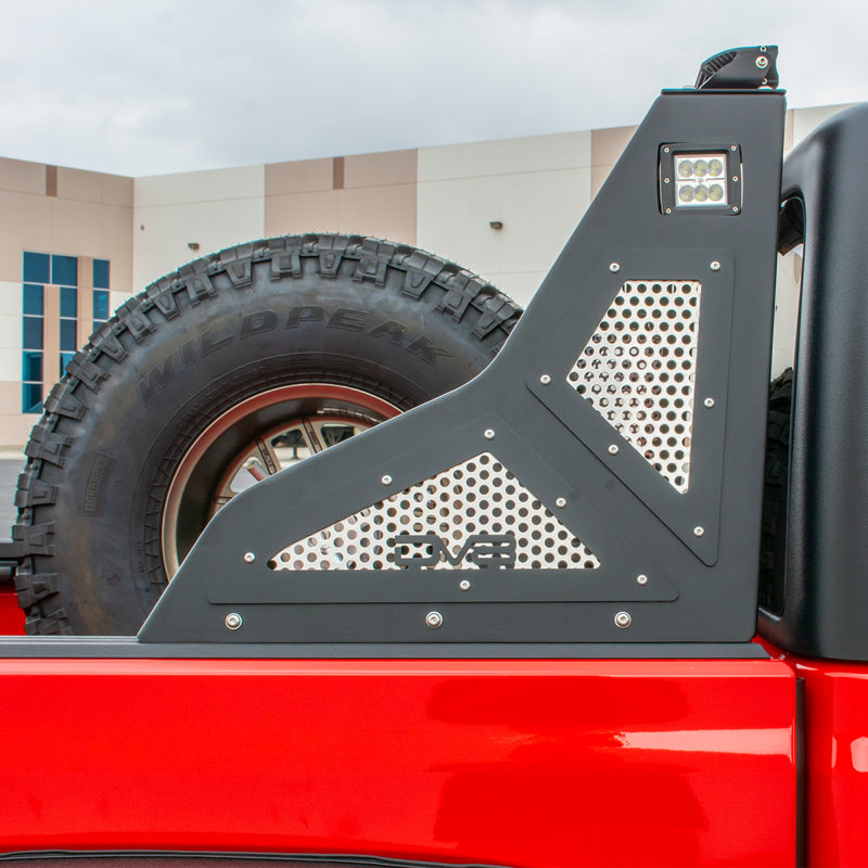 DV8 Offroad 2019+ Jeep Gladiator Bolt On Chase Rack-tuningsupply.com