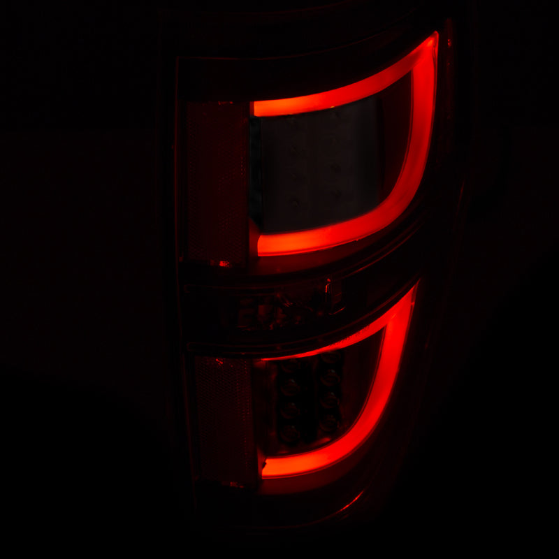 ANZO 2009-2013 Ford F-150 LED Taillights Black-tuningsupply.com