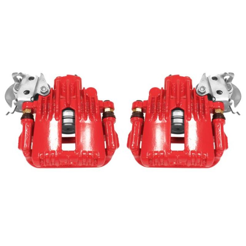 Power Stop 93-97 Chevrolet Camaro Rear Red Calipers w/Brackets - Pair-tuningsupply.com