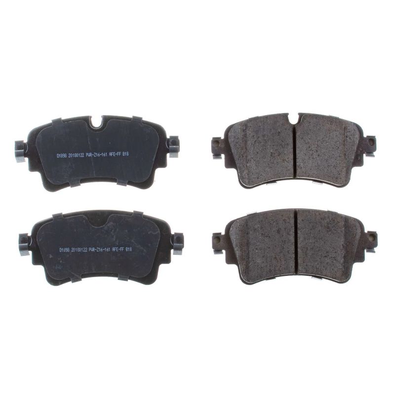 Power Stop 17-19 Audi A4 Rear Z16 Evolution Ceramic Brake Pads-tuningsupply.com