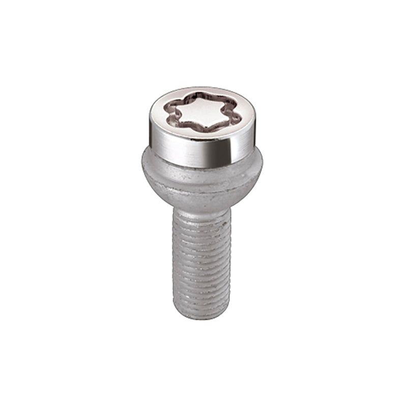 McGard Wheel Lock Bolt Set - 4pk. (Radius Seat) M14X1.5 / 17mm Hex / 27.0mm Shank Length - Chrome-tuningsupply.com