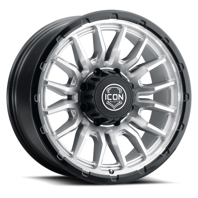 

ICON 8320908955SMGB - ICO8320908955SMGB - ICON Alloys Cajon 20x9 / 8x180 / 12mm / 5.5in BS Silver Machined Wheel w/ GB Lip - Shipped in Europe - Tuningsupply.com
