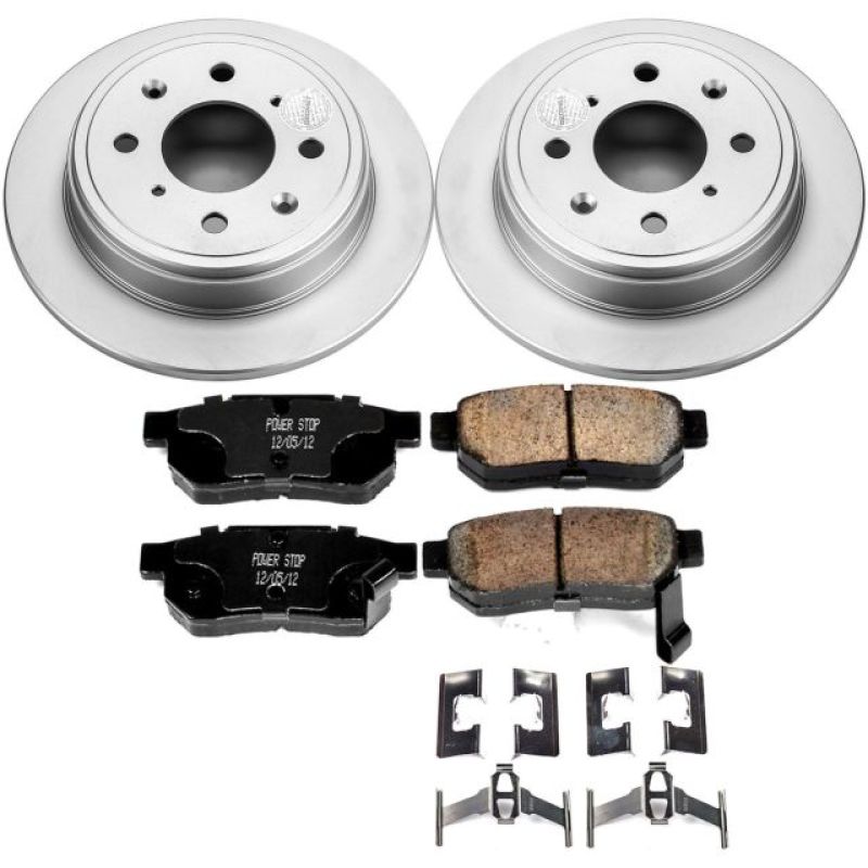 

PowerStop CRK408 - PSBCRK408 - Power Stop 90-01 Acura Integra Rear Z17 Evolution Geomet Coated Brake Kit - Shipped in Europe - Tuningsupply.com

