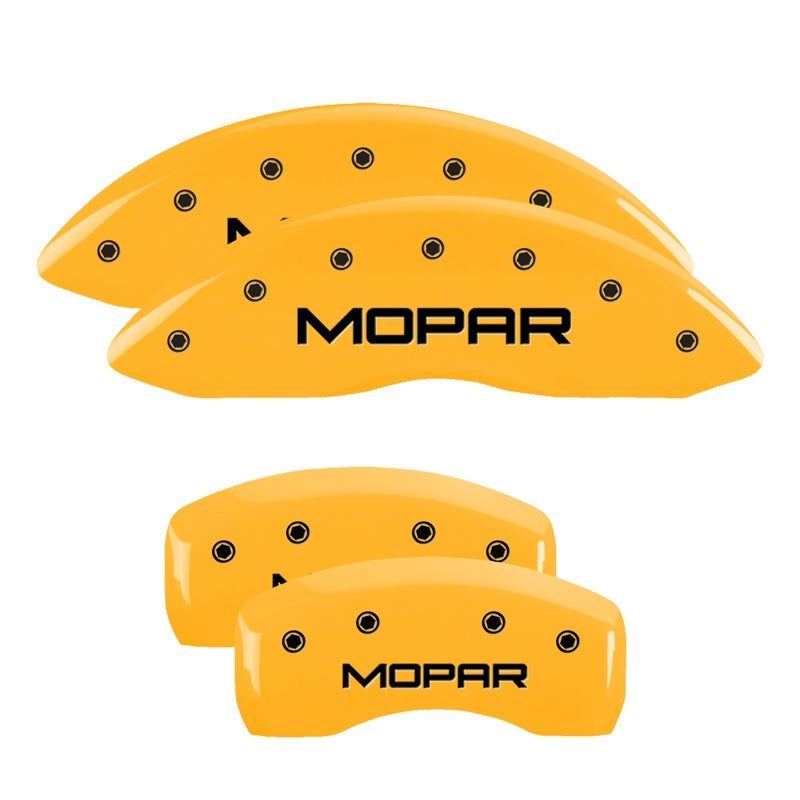 MGP 4 Caliper Covers Engraved Front & Rear C5/Corvette Yellow finish black ch-tuningsupply.com