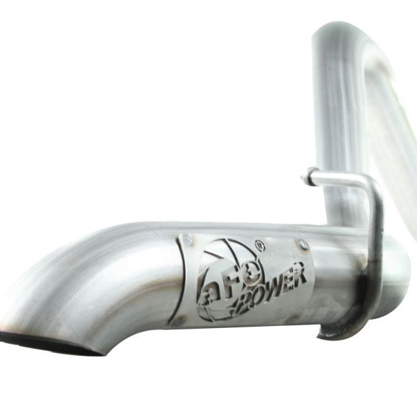 aFe MACHForce XP Exhausts Cat-Back SS-409 EXH Jeep Wrangler TJ 97-06 I6-4.0L HT - 2.5 In.-tuningsupply.com