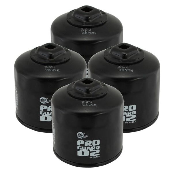 aFe Pro GUARD D2 Oil Filter 13-17 Scion FR-S / Subaru BRZ H4-2.0L (4 Pack)-tuningsupply.com