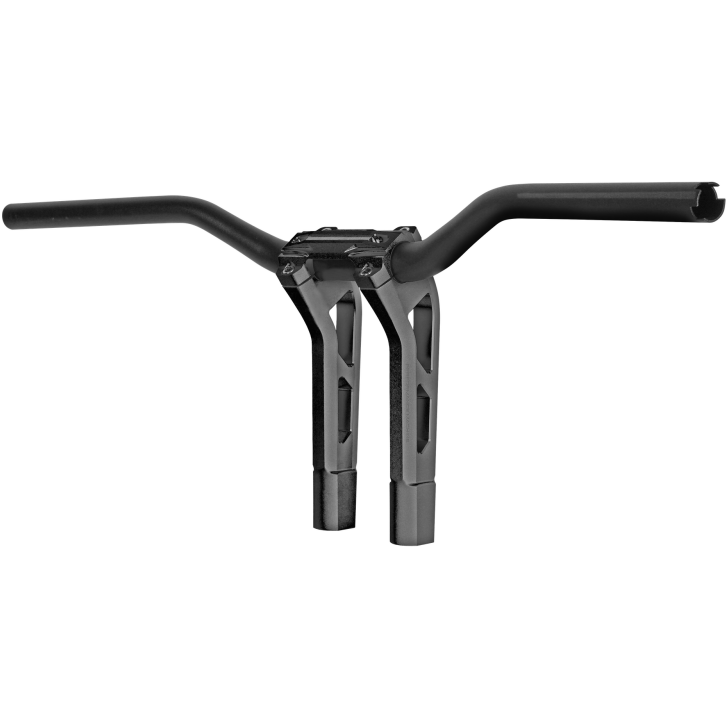 Performance Machine Phatbar H-Bar Assy, 9in Riser, 1-1/4in Bar, Int Wire, Gauge Mnt  - Black Ops-tuningsupply.com